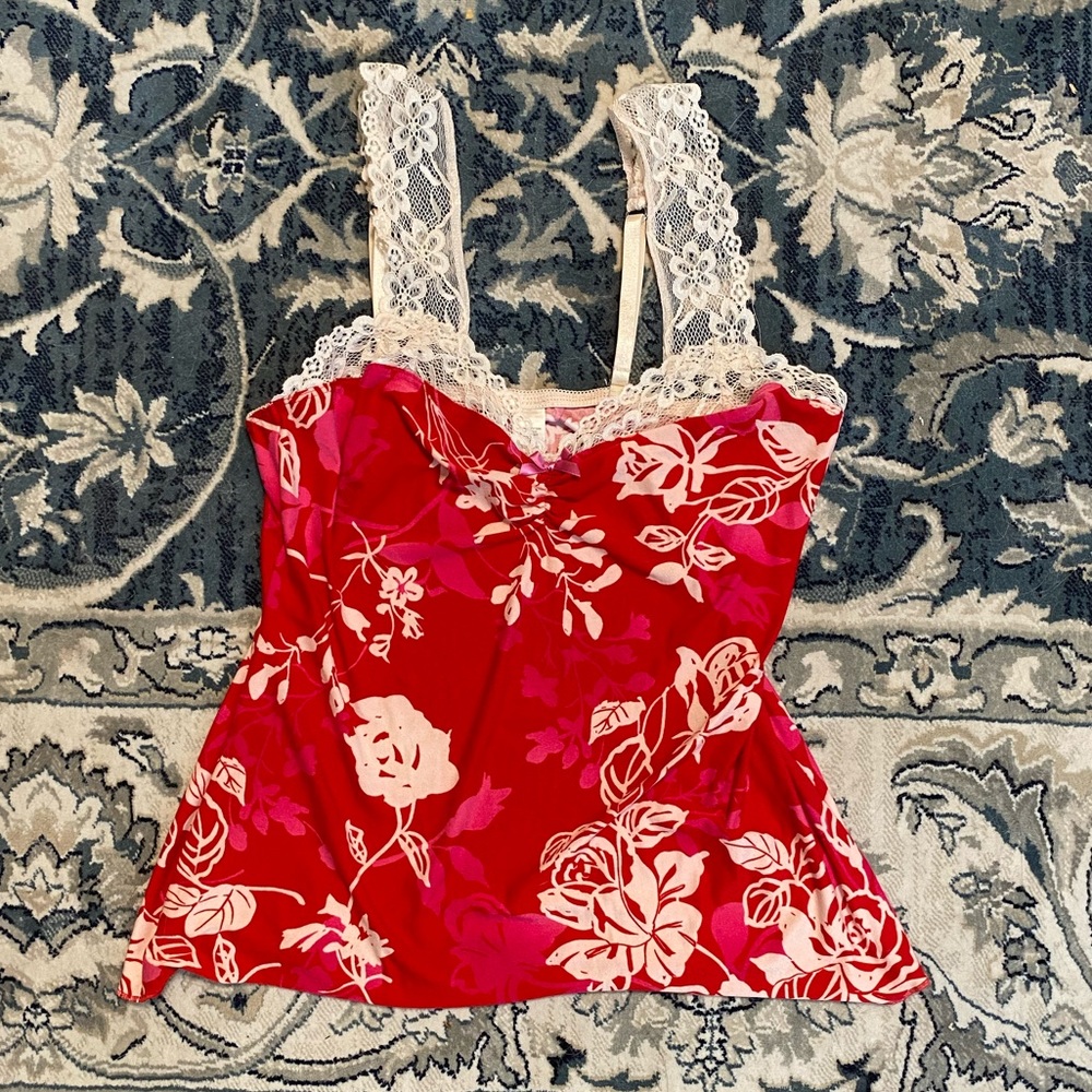 Ambrielle vintage lingerie tank top